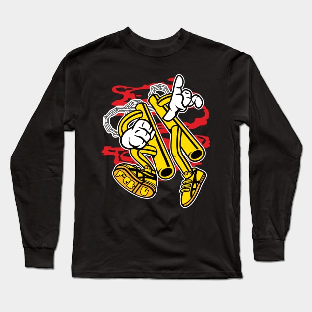 Nun Chuk I Long Sleeve T-Shirt by Art-Man